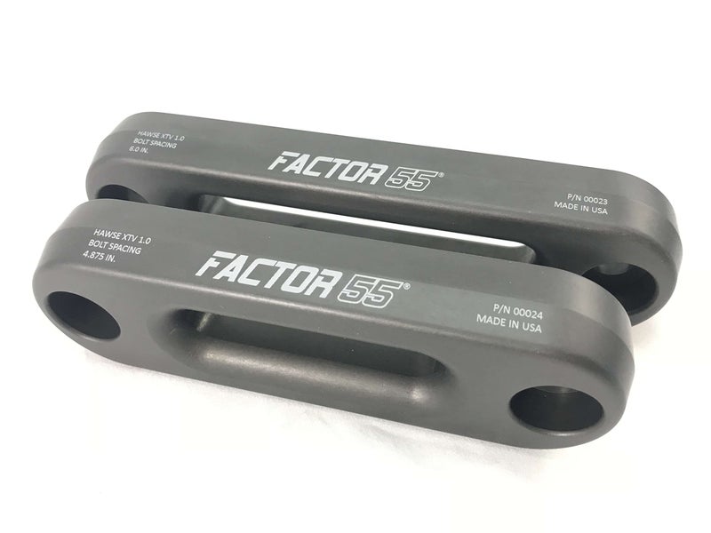 Factor 55 Aluminium Fairlead (UTV/ATV Hawe 6" Bolt Mount Spacing) - Image 1